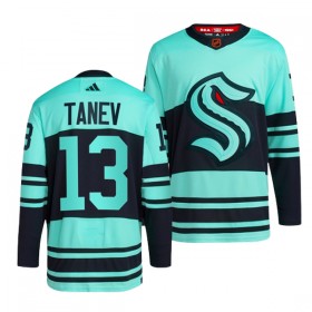 Seattle Kraken Brandon Tanev 13 Adidas 2022-23 Reverse Retro 2.0 Eisblau Trikot Authentic - Herren